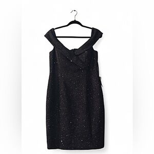 NWT ELIZA J SPARKLE COCKTAIL DRESS 16P